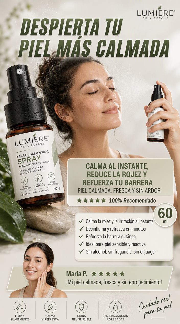Lumière Skin Rescue — despierta tu piel más calmada