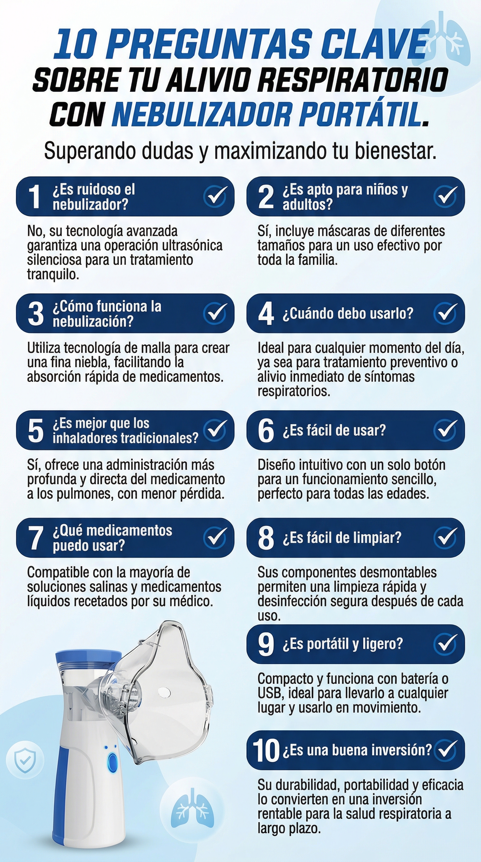 Nebulizador portátil