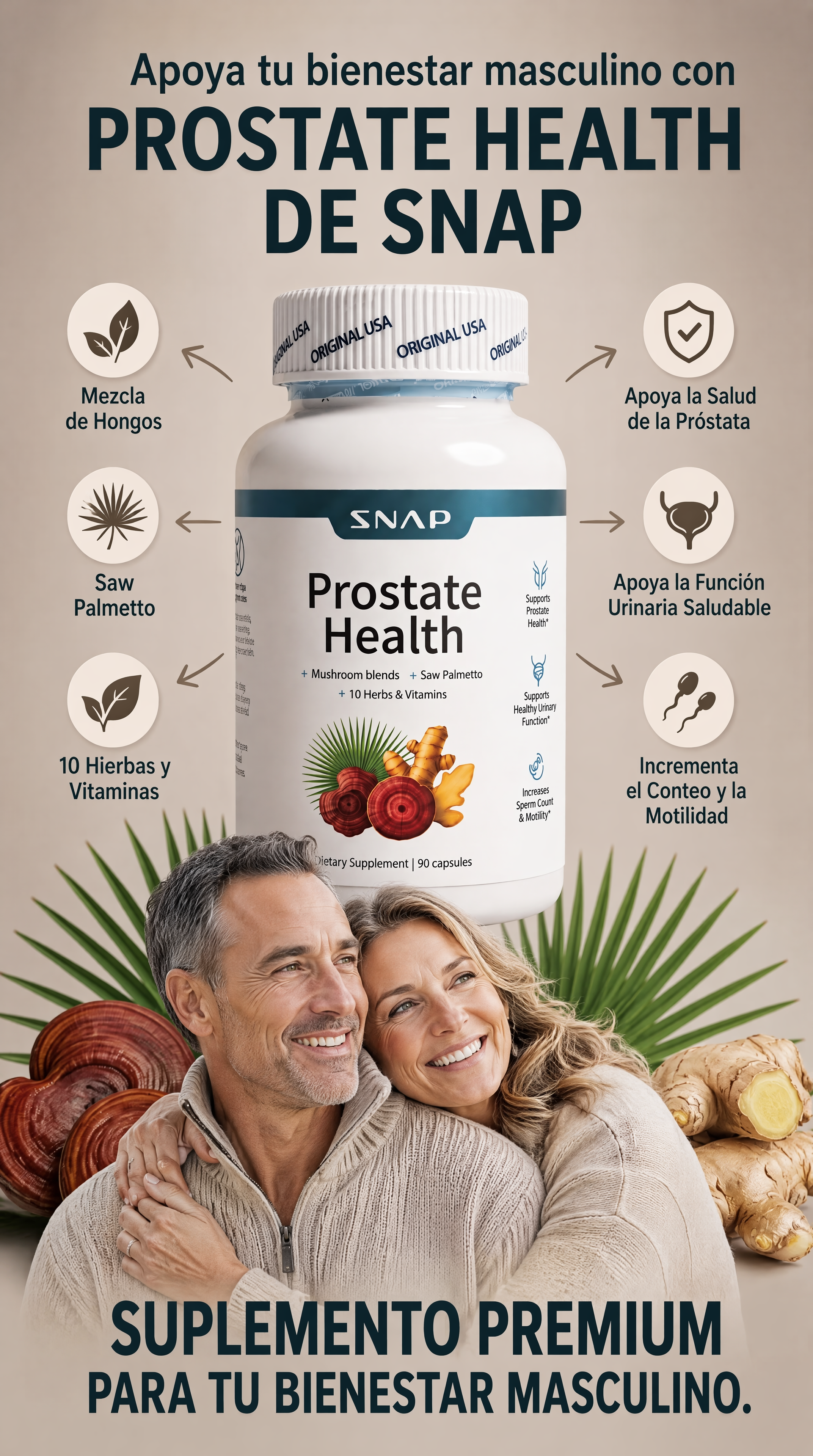 Beneficios de SNAP Prostate Health