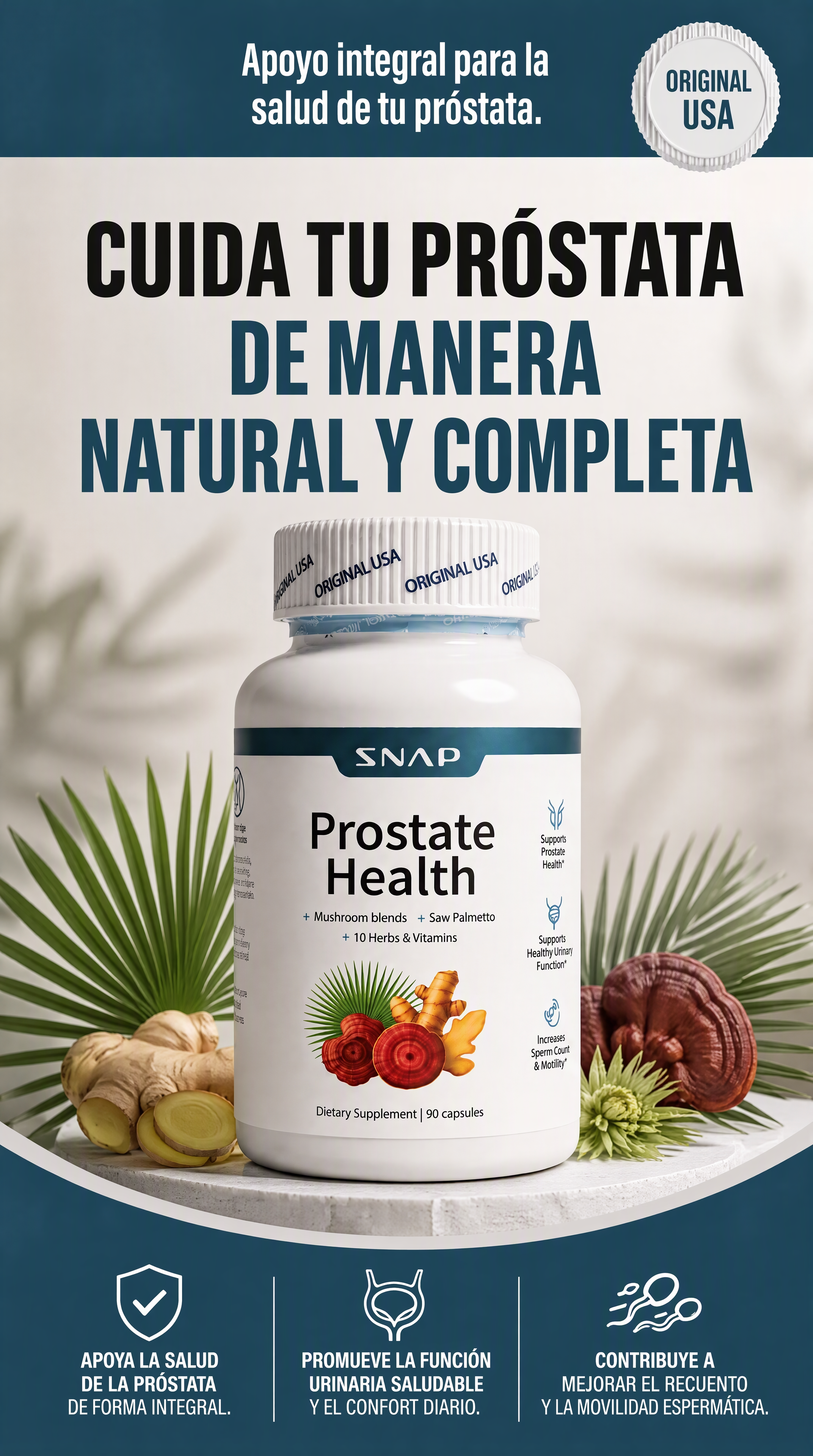 Calidad y respaldo de SNAP Prostate Health